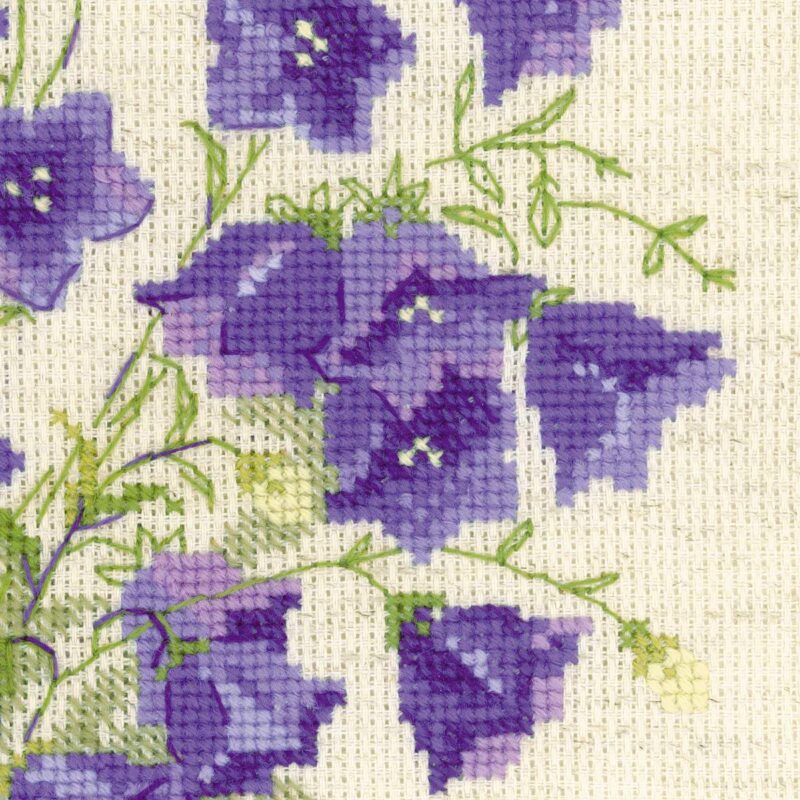 1557 Bellflower Cross Stitch Kit with Aida fabric - Image 3
