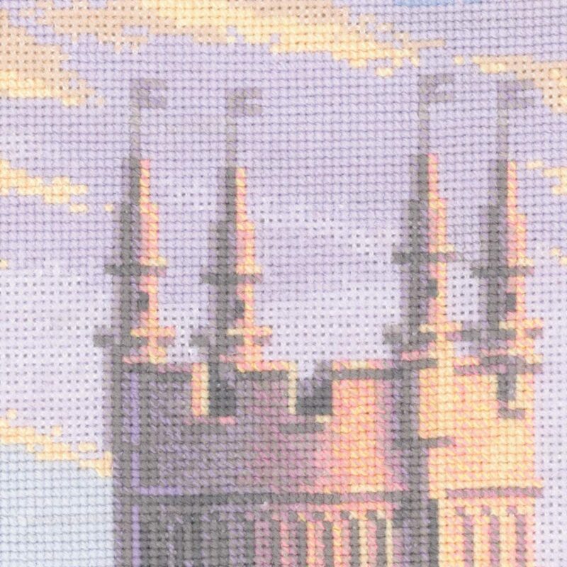 1645 Swallow's Nest Cross Stitch Kit with Aida - Image 2