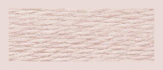 Close-up of RIOLIS wool/acrylic embroidery thread, showing its soft texture and even fibers for smooth stitching.