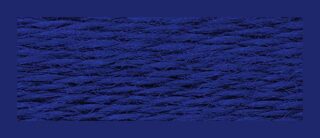 Close-up of RIOLIS wool/acrylic embroidery thread, showing its soft texture and even fibers for smooth stitching.