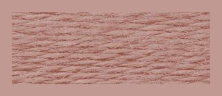 Close-up of RIOLIS wool/acrylic embroidery thread, showing its soft texture and even fibers for smooth stitching.