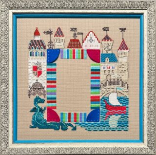 1617 Stitched and Framed Model Knight's Castle