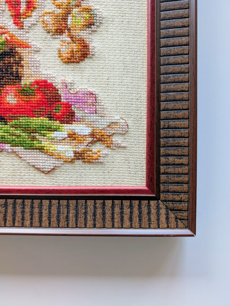 1544 Stitched and Framed Model Harvest Time - Image 2